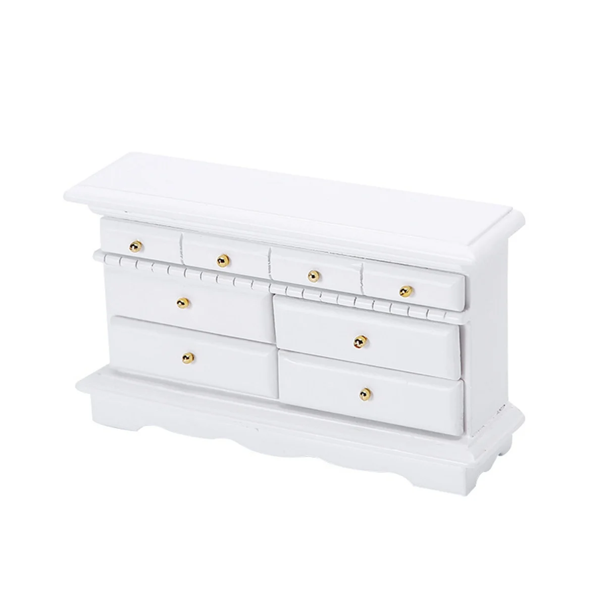 

Миниатюрный деревянный мини-шкаф с имитацией, шкафчики, ТВ-шкаф с ящиками, модельные аксессуары для мебели, 1/12