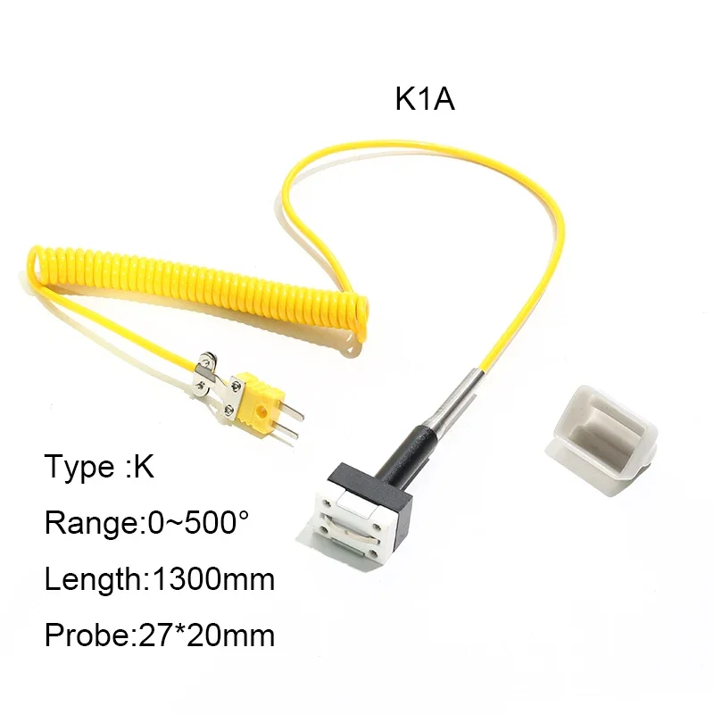 

1 шт. K-тип магнитная поверхность температура квадратный подшипник термопара сильная магнитная адсорбция датчик температуры