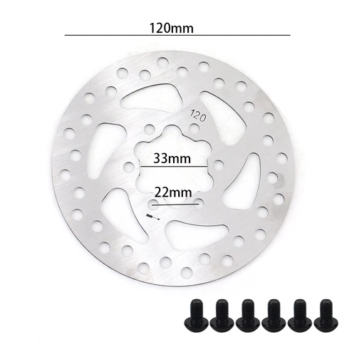 120 мм наружные велосипедные дисковые тормозные роторы электрический скутер тормозные роторы с винтами