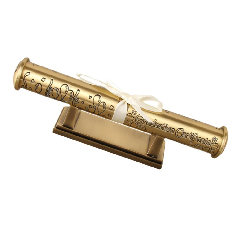 

Декоративный плакат столовый плакат, сертифицированная трубка, изысканный свиток из цинкового сплава, домашний диплом