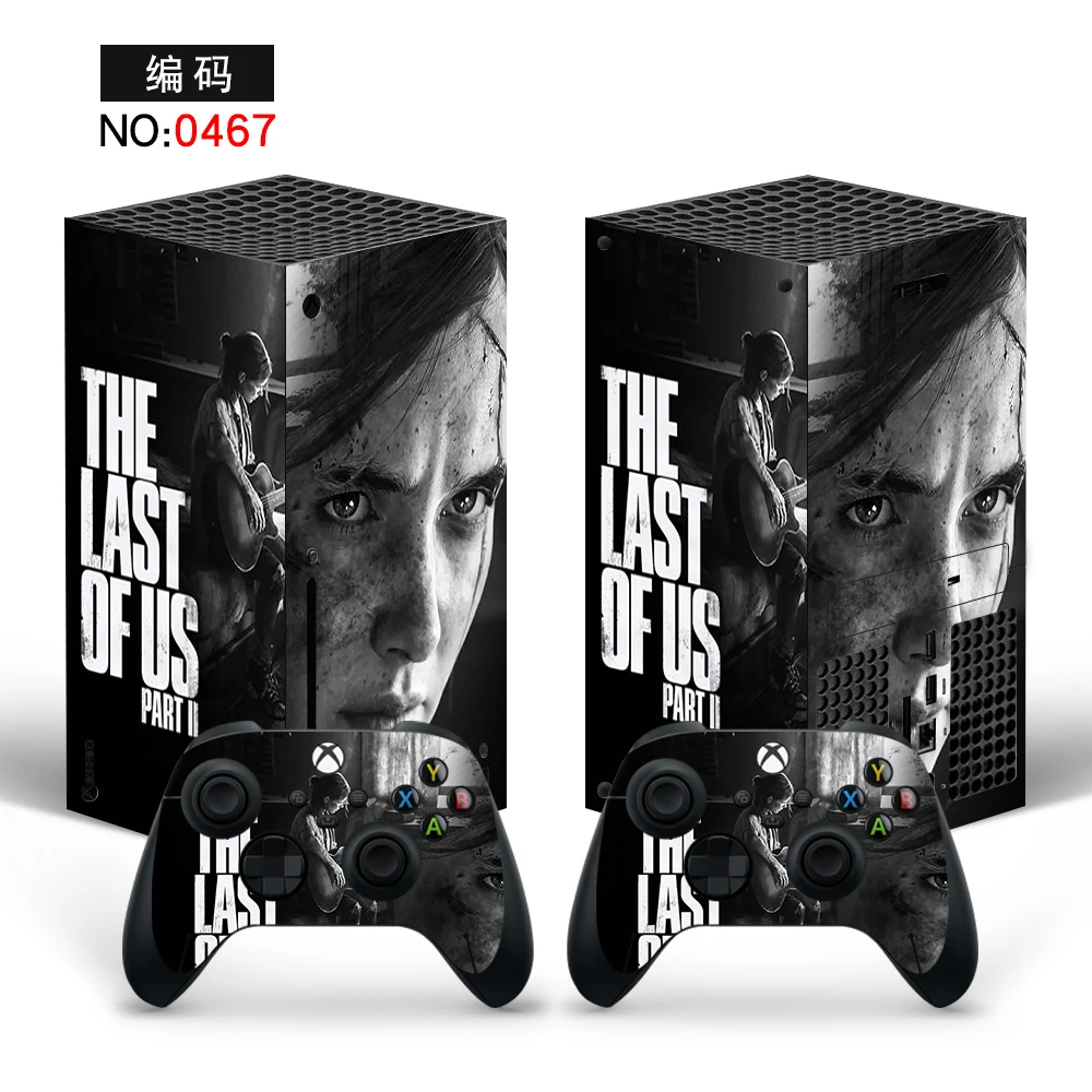 

The Last Of Us Style Skin Sticker Decal Cover for Xbox Series X Console and 2 Controllers Xbox Series X Skin Sticker Viny