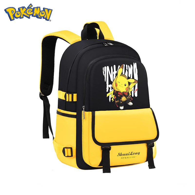 

Pokemon Pikachu Backpack Cute Anime Children Primary School Students Backpacks Waterproof and Large Capacity Backpack School Bag
