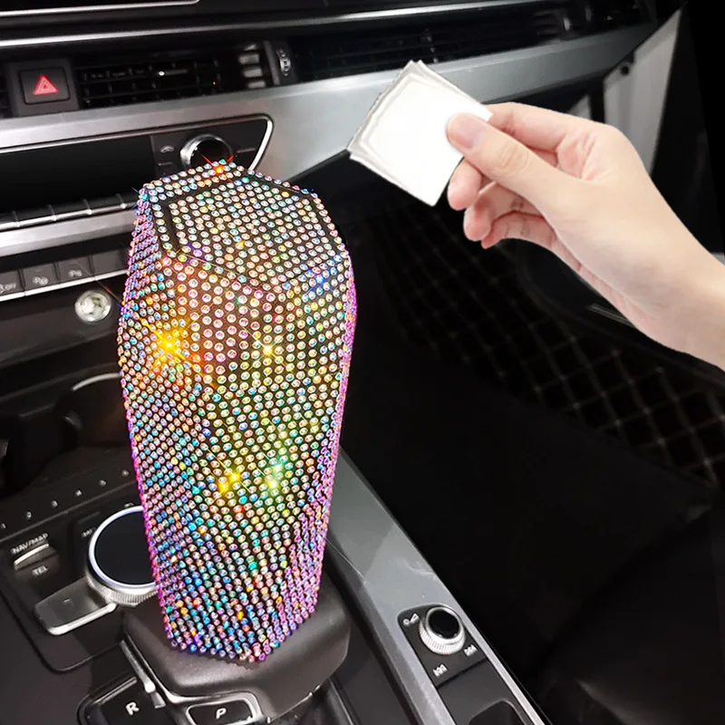 

Mini Car Trash Garbage Bin Bling Girly Car Accessories Pressing Type Coin Storage Cup Container Car Supplies Glitter Trash Can