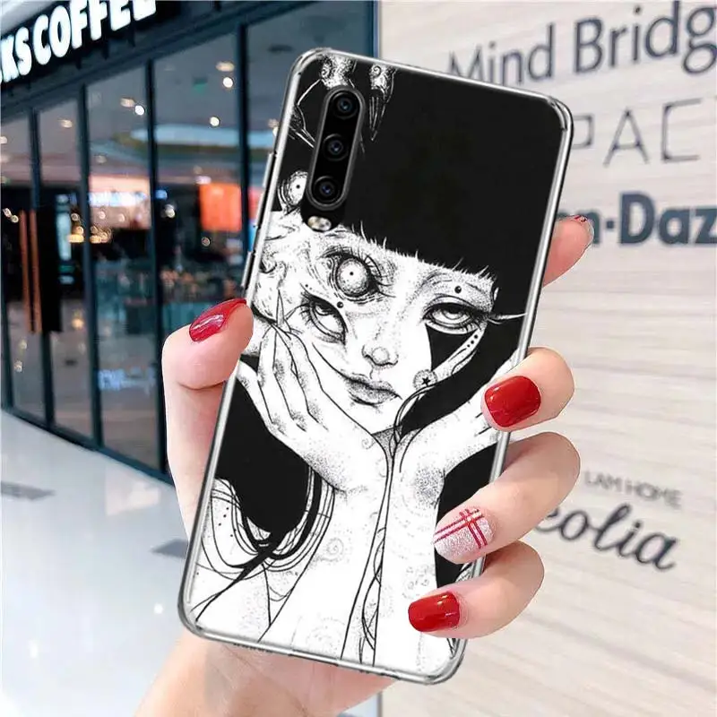 Японский ужас манга Стильный чехол для телефона Huawei P30 P20 P40 P50 P10 Mate 40 30 10 20 Lite Pro