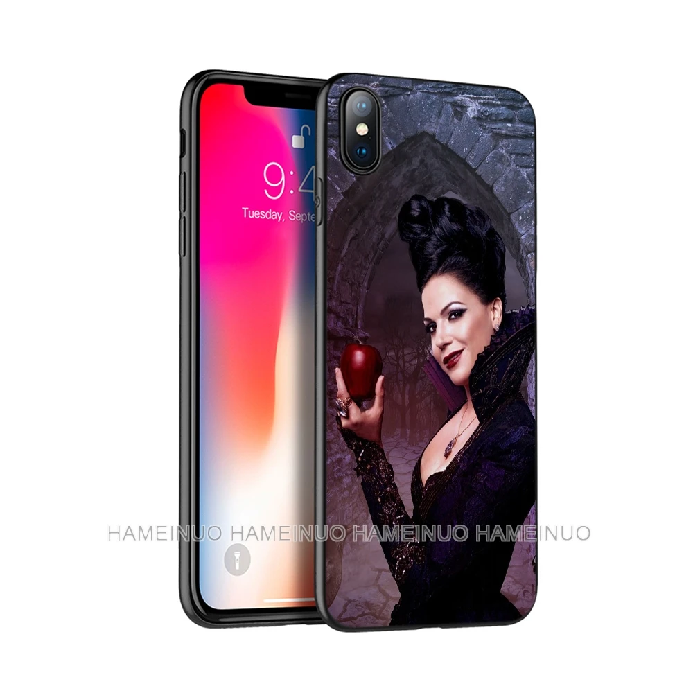 

Черный чехол из ТПУ для iphone 5 5s SE 2020 6 6s 7 8 plus X 10 XR XS 11 pro MAX, силиконовый чехол Once Upon A Time book