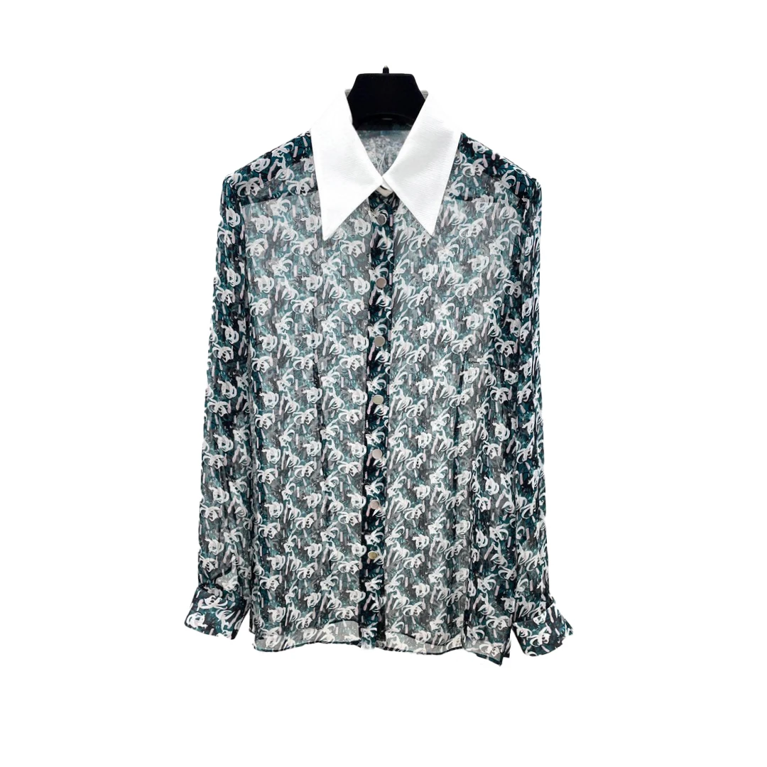 

Женская рубашка NIGO с длинным рукавом Ngvp # nigo6472