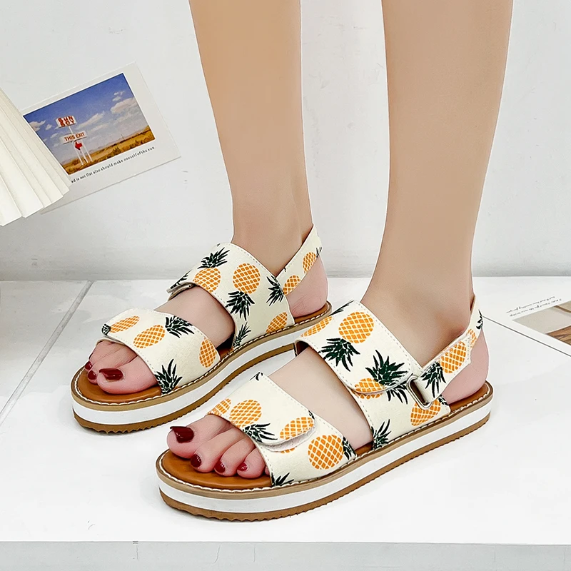 

Новинка 2022, сандалии и тапочки, женская летняя одежда, модная пляжная обувь на толстой подошве, пляжные сандалии для отдыха на море