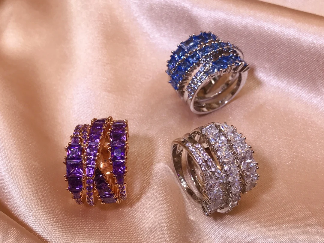 Original Swa Rings for Women Christmas Trendy Jewelry Austria Crystal Luxury Wedding Rings Romantic Gifts Dropshipping With Logo