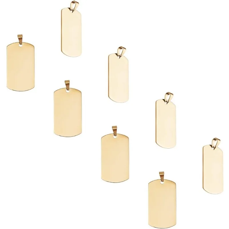 10 Упаковок Гладких Подвесок Из Нержавеющей Стали Для Изготовления Размеры