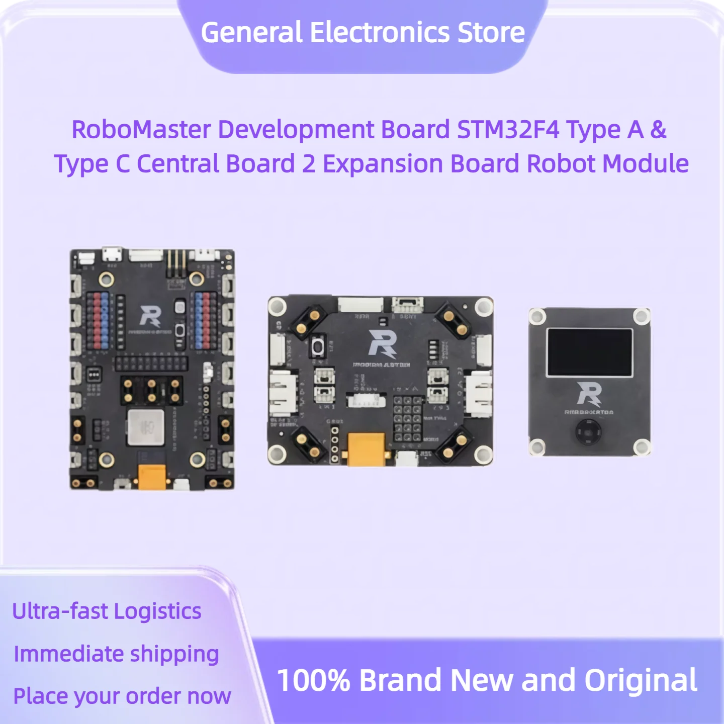 Фото Плата разработки RoboMaster STM32F4 Type A и Type C, центральная плата, 2 платы расширения, модуль робота №1