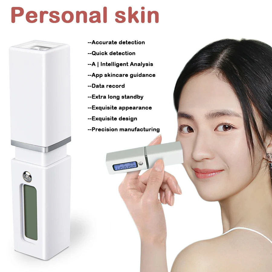 

Face Analyzer Machine LCD Digital Skin Care Scanner Facial Moisture Oil Testing Home Use Beauty Tools Skin Diagnostic Device SPA