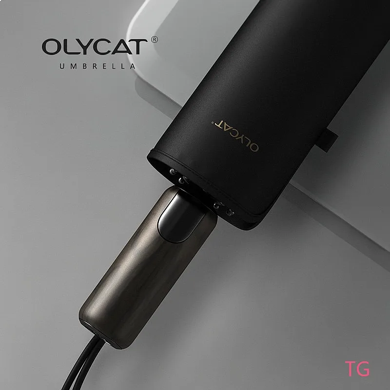 Фото Зонт OLYCAT 280T с автоматическим открытием и закрытием, ветрозащитный, от дождя, портативный, деловой зонт №1