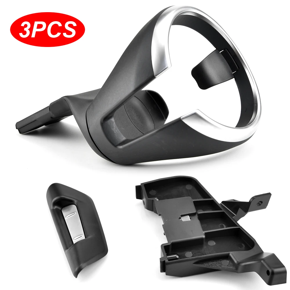 

3x автомобильная чашка для напитков, внутренний передний органайзер для хранения, подходит для x1 E84 08-2015 51169255209 Сменные аксессуары Напитки