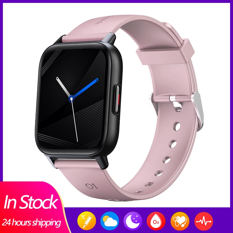 

2023 Смарт-часы с функцией измерения температуры тела для женщин и мужчин, спортивный фитнес-трекер, водонепроницаемые Смарт-часы с большим HD-...