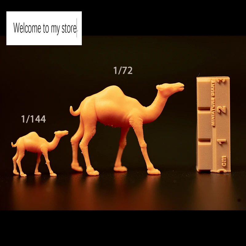 

Миниатюрная модель 1/144 1/72 модельная фигурка из смолы Неокрашенный верблюд