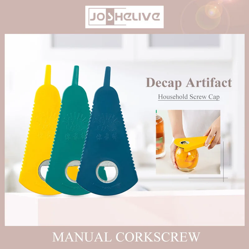 

Can Opener 5 In 1 Multi Function Jar Opener Can Opener Can Screw Cap Manual Opener Artifact Bottle Opener Kitchen Accessories