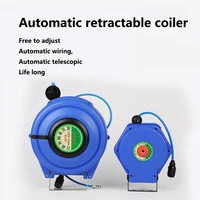air drum automatic telescopic coiler recovery pu clip pipe 128mm air duct automobile beauty pneumatic tools
