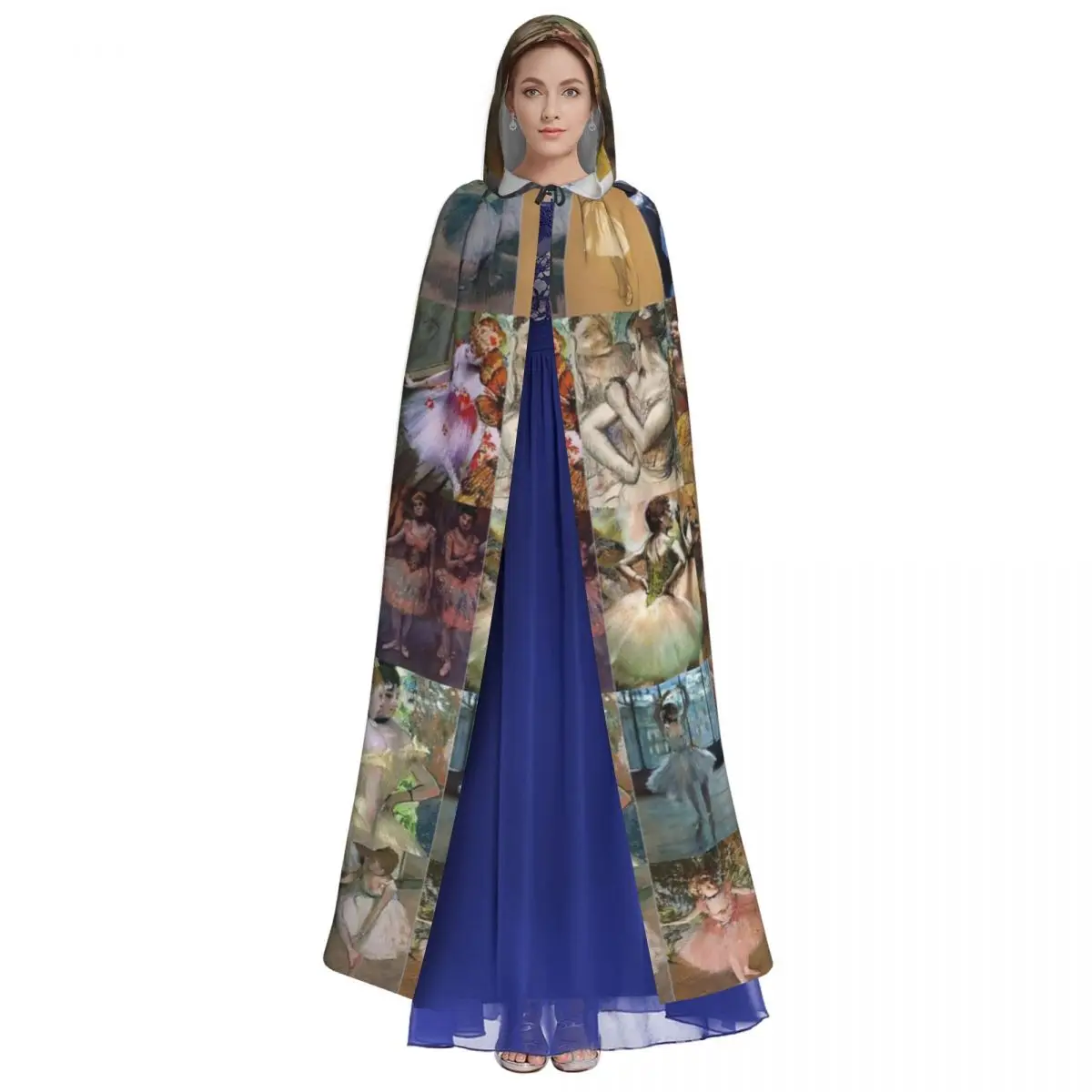 Эдгар дегас танцоры плащ с капюшоном для Хэллоуина женский мужской косплея