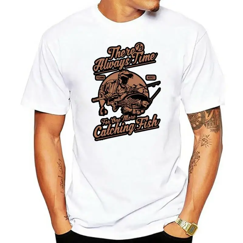 

Catching Fish Fisher T Shirt Fisherman Carp Pike Tee MenComedy Tackle Top