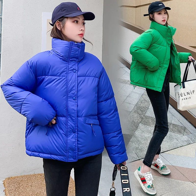 New Autumn and Winter Thickened Outer Wear Padded Jacket Short Bread Jacket Padded Jacket Down Padded Jacket Womens