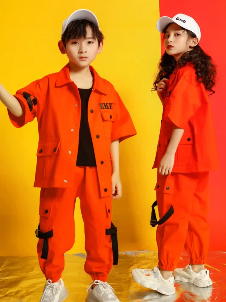 Детский комплект уличных танцев в стиле хип-хоп классная детская одежда для