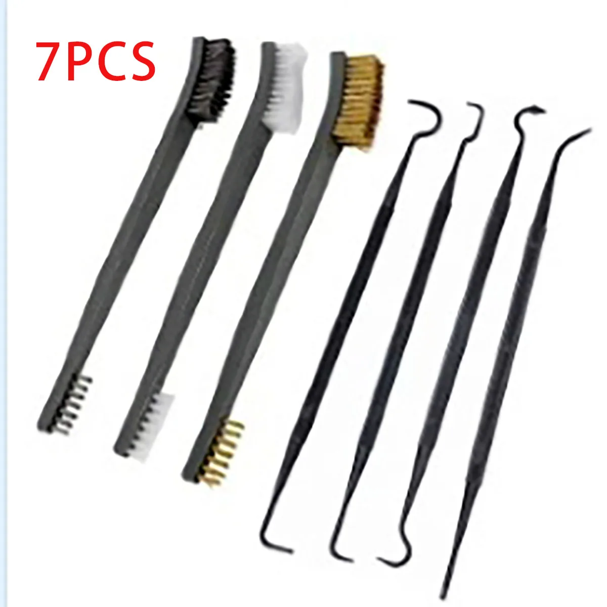

Набор Мини-щеток Для Чистки С Двумя Головками, 3/4/7 Шт., С Нейлоновым Переключателем Для Удаления Отходов И Полировки