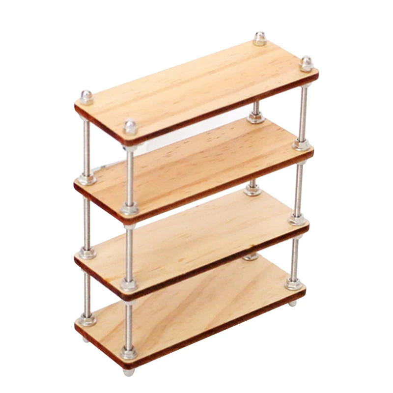 

1 Piece Multi Layer Storage Rack Bookshelf For Barbies Blyth Accessories Dollhouse Furniture Accessories A