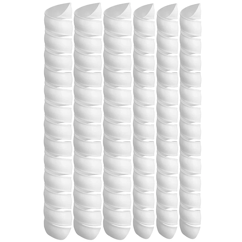 6 шт. защита для ствола дерева пластиковая спиральная защитная трубка коры