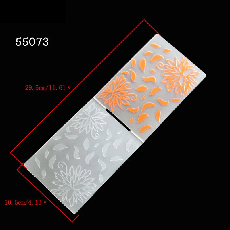 

FLowers Plastic Embossing folders Background Template for DIY Scrapbooking Crafts Making Photo Album Card Holiday Decor