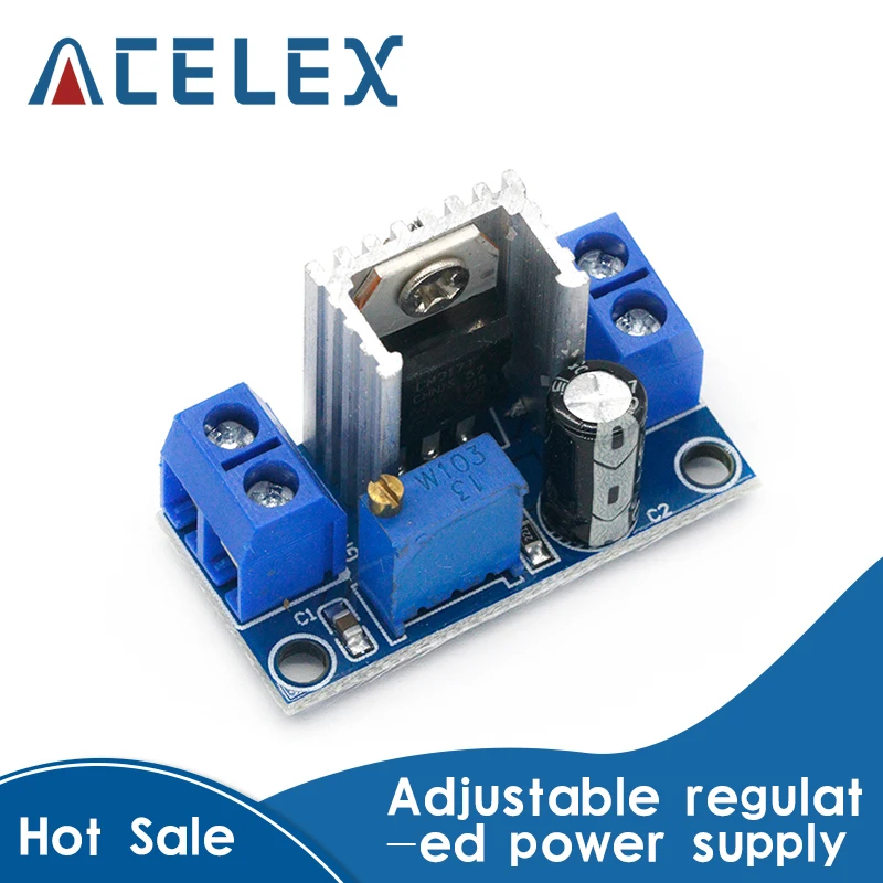 

LM317 DC-DC Converter Buck Step Down Circuit Board Module Linear Regulator LM317 Adjustable Voltage Regulator Power Supply