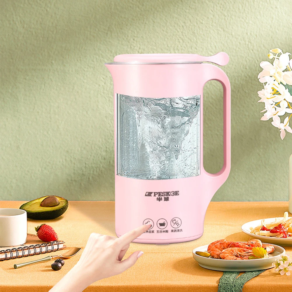 

Soymilk Maker with Non-slip Base Household Filter Cooking Machine Automatic Easily Cleaning Household Silent Wall Breaker