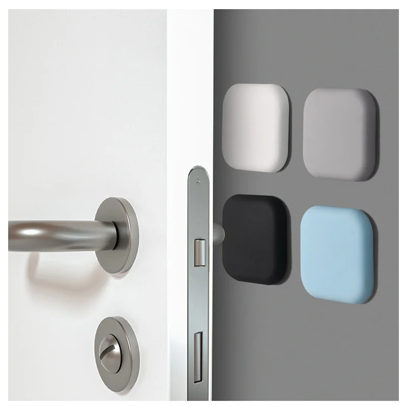 

Lock Protective Pad Door Crash Pad Wall Protector Door stopper Doorknob Rubber Pad Savor Shockproof Crash Fender Cartoon Design