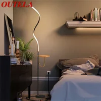 OUTELA Dimmer Floor Lamps Contemporary Creative Design Lighting For Home Living Room Decoration