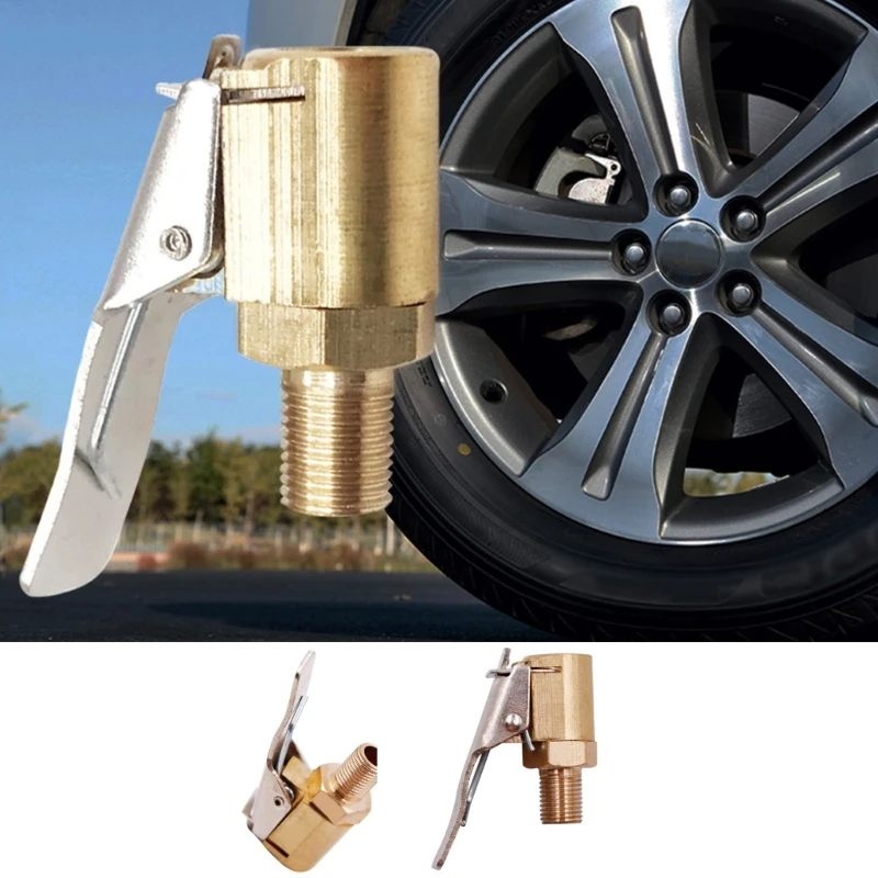 

Car Truck Tire Air Pump Chuck Tyre Air Compressor Inflatable Pump Clip Clamp Connector Nozzle 8mm Drop Shipping