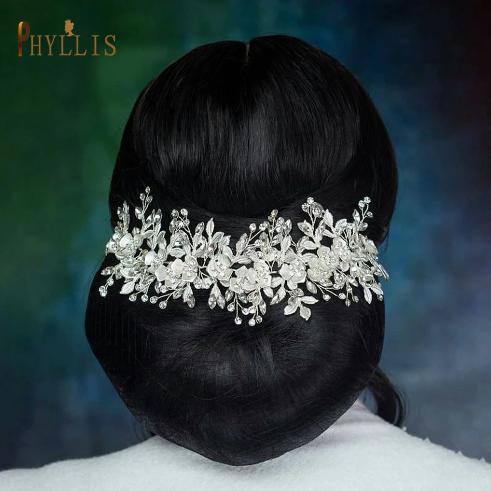 

Модный свадебный головной убор A293 в стиле барокко с цветами, повязка на голову, свадебный головной убор, аксессуары для волос для женщин, тиа...