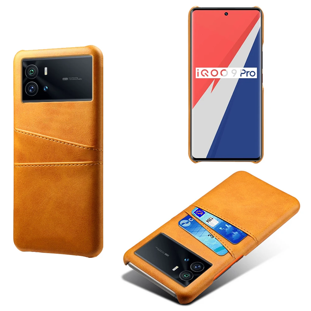 

For Vivo iQOO 9 Pro For Vivo iQOO 9Pro 8 7 U5 Neo5 S Case Luxury PU Leather Card Slot Cover For VIVO V23 S12 Pro Y55 Y55s 5G