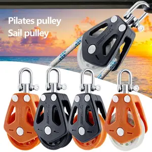 Sail Pulley Small Pulleys for Cable Head High Load Capacity Pulley Block  Ship Sailing Accessories for Cruising and Racing