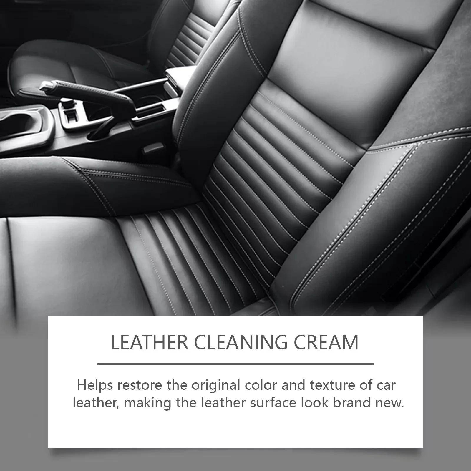 100ml Car leather maintenance paste waterproof brightening cleaning and