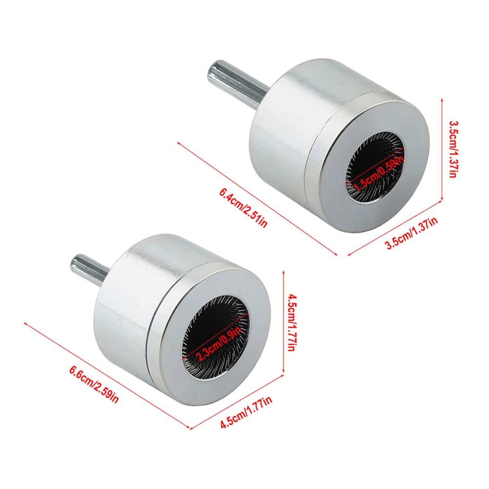 2 шт. щетка для чистки металлических труб сверл инструмент и подготовки меди 15 мм
