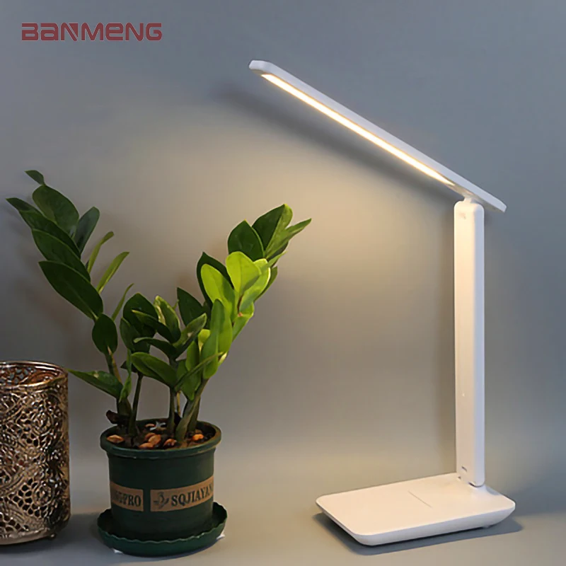 

Modern LED table lamp Eye protection desk light Touch dimming indoor lighting study dormitory bedside bedroom USB Charge home