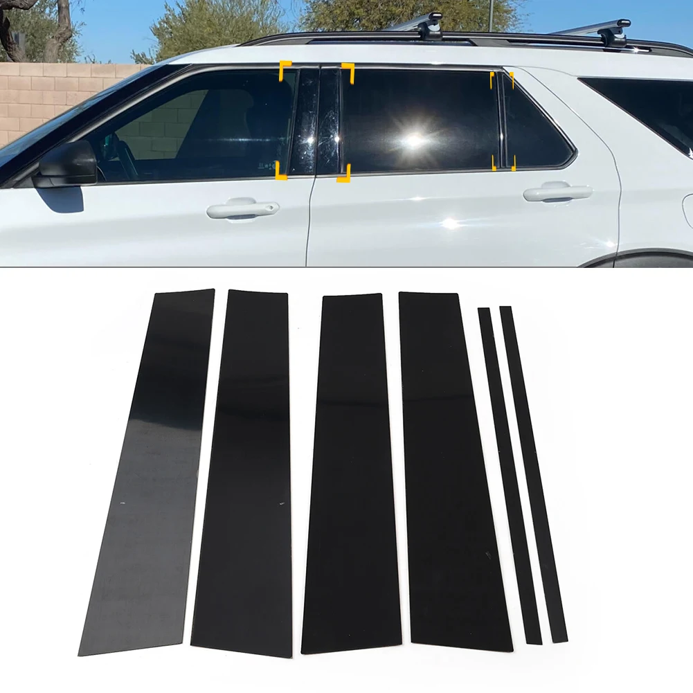 

Набор столбов для автомобиля, 6 шт., комплект накладок на дверь и окно для Ford Explorer 2020 2021 2022 2023