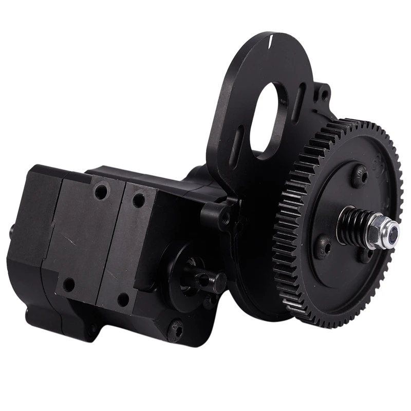 

Metal CNC Chassis / Gear Box Transfer Case Center Gearbox Transmission Case 2 Speed For 1/10 Axial SCX10 Wraith 90018 RC Crawler