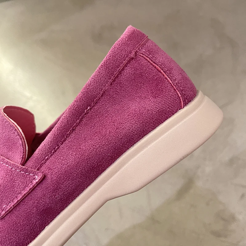 Classic Red Women Loafers 2023 Summer Hot Selling Women Casual Shoes Comfortable Slip-on Women Flat Shoes Zapatos Para Damas