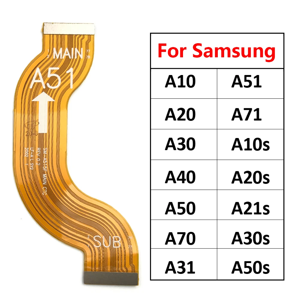 Оригинальная новая плата разъема гибкий кабель для Samsung Galaxy A31 A51 A71 A10 A20 A30 A50 A70 A10s A20s A30s A50s A21s