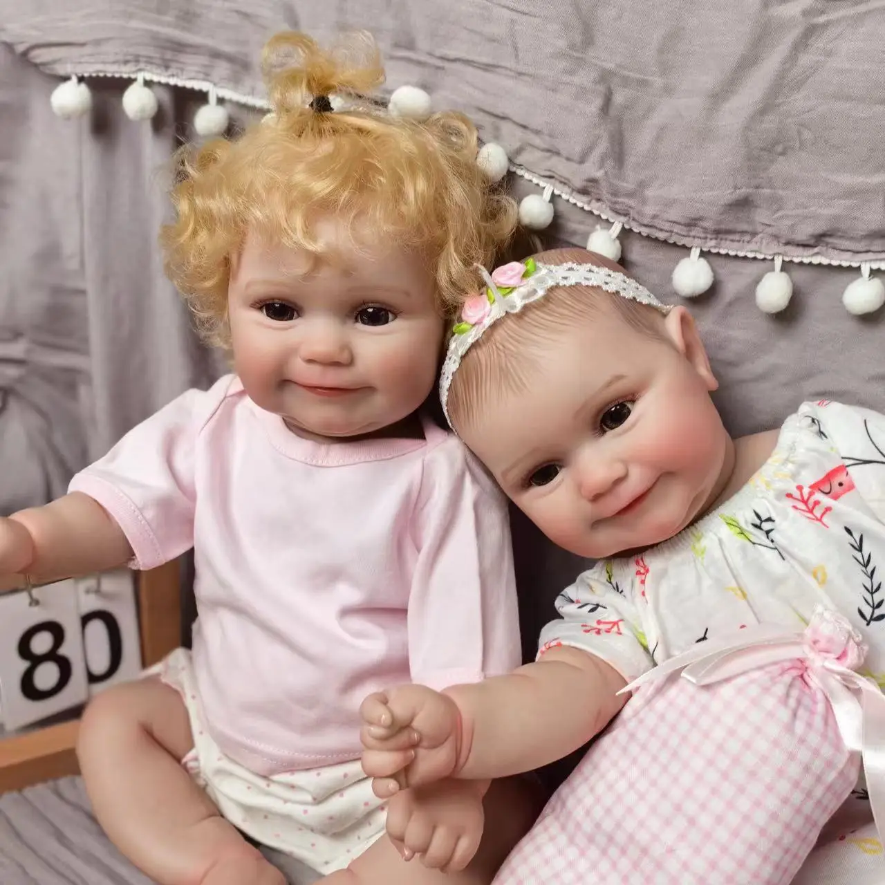 Реалистичная силиконовая кукла реборн KEIUMI с 3D рисунком 50 см