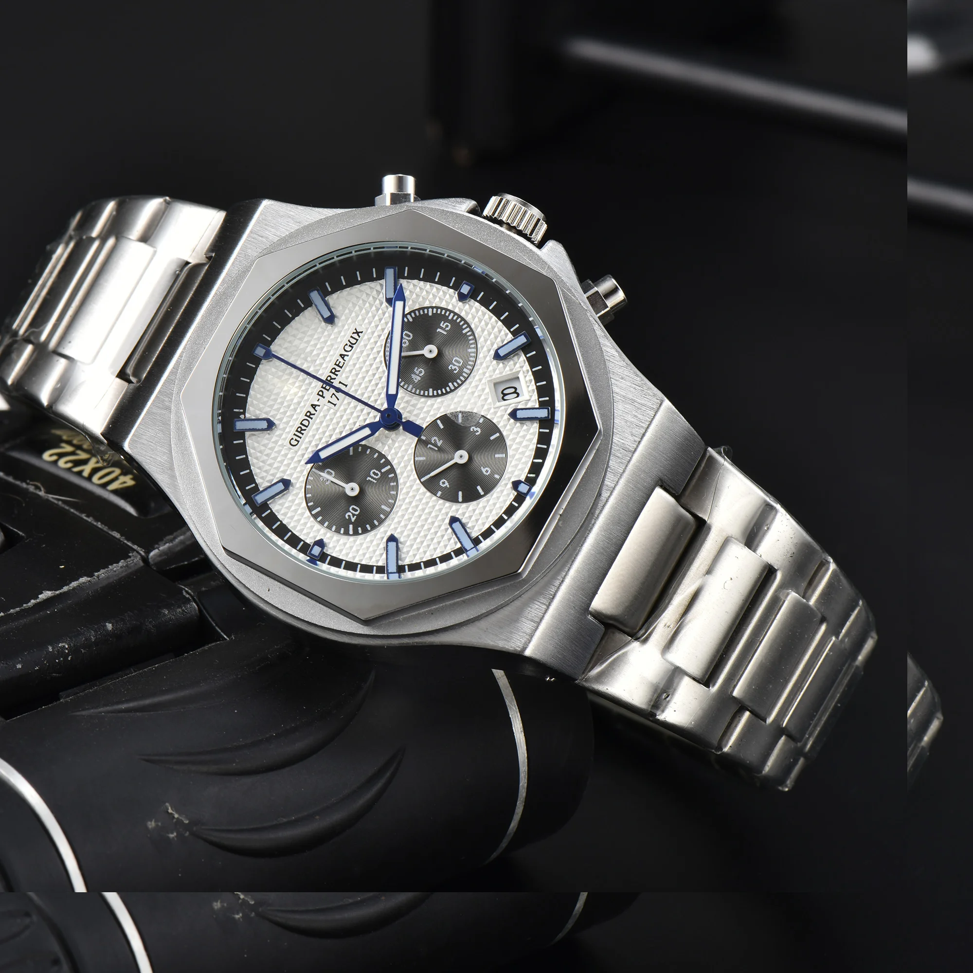 

2023 Hot Girard Perregaux Original Brand Watches for Men Timing function Automatic Date Men's Watch Waterproof AAA Clocks