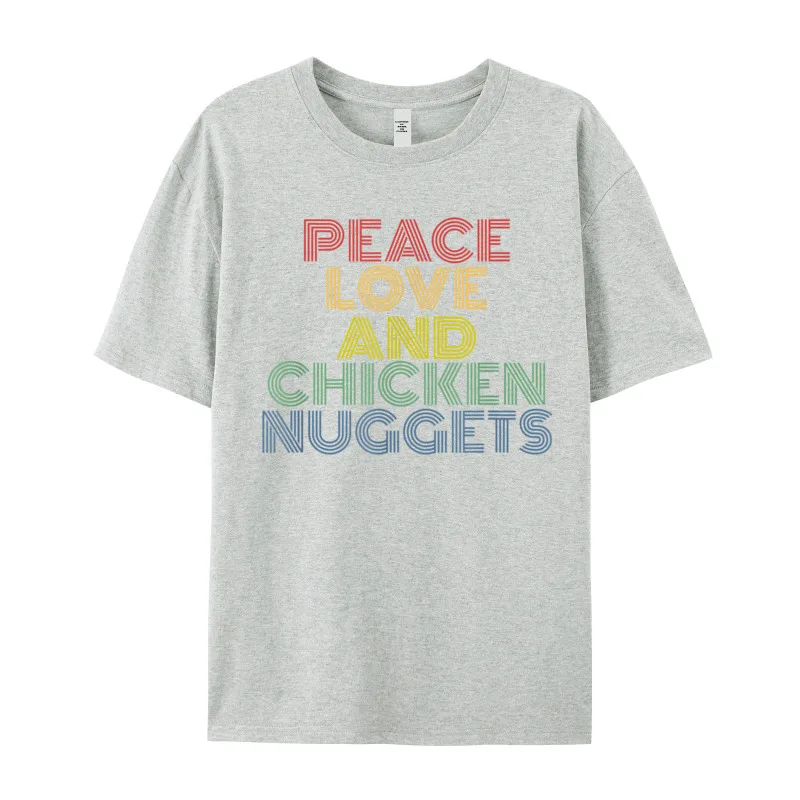 Мужские футболки Normal Peace ove And Chicken Nuggets со скидкой рождественские топы и с