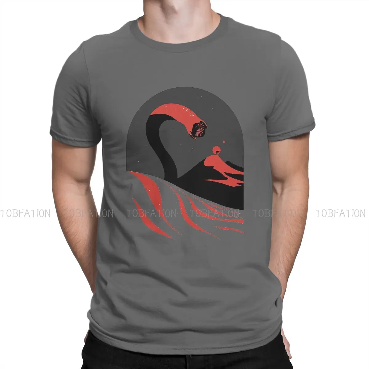 

Футболка мужская с изображением драгоценных ресурсов и песчаного червя