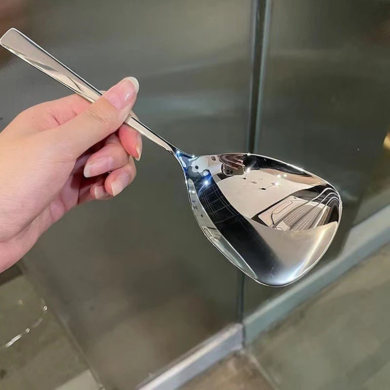 1 шт. треугольная кухонная столовая ложка из нержавеющей стали