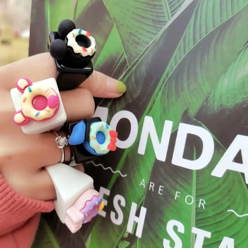 Женское кольцо в стиле Харадзюку Винтажное 1920-х годов аксессуары для женщин